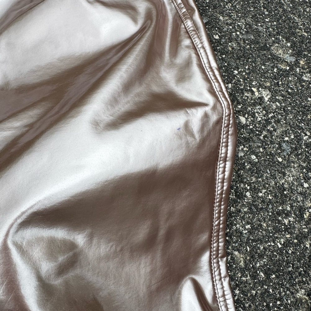 HORSE & HORN Rose Gold Punk PVC Vinyl Skinny Pants 32 Waist Unisex NEW WITH TAGS - Picture 2 of 3